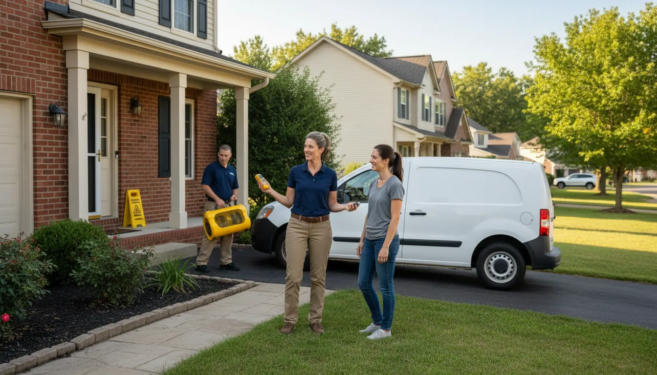 Residential water damage restoration in Avondale, CO